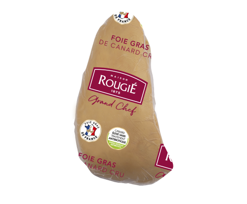 Gros lobe de foie gras de canard cru - Rougié